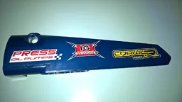 Technic, Panel Fairing # 5 Long Smooth, Side A with 'PRESS OIL PUMPS', 'IG NITION' and 'CRAWLR GEARS' Pattern (Sticker) - Set 41999
