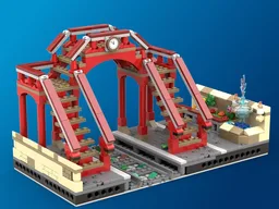 Hogsmeade Station Footbridge Module (HP / Modular Buildings)