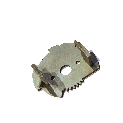 Lego Train, Track 12V Decoupler Base Rotor / Light Gray