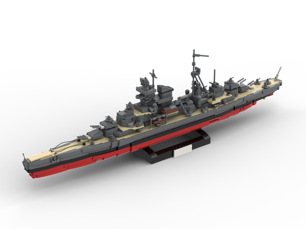 Lego Admiral Hipper Class Heavy Cruiser - "Admiral Hipper" Scale 1:300