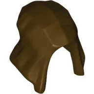 Hood Long, Angular / Dark Brown