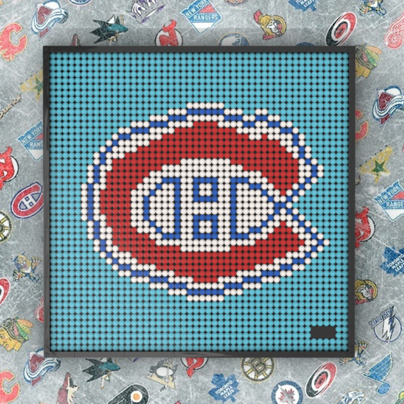 Lego NHL Art - Montreal Canadians