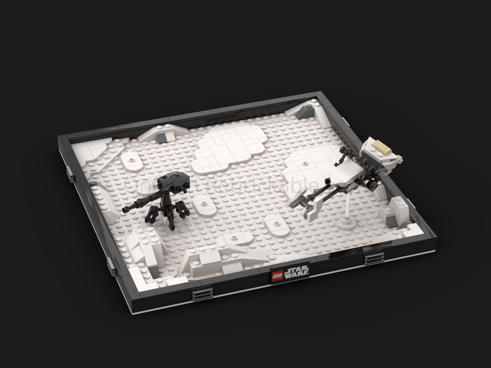 Lego Display Base for Battle Diorama - Empire on Hoth