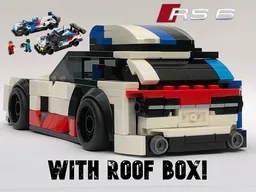 76922 Audi RS6 Widebody [Roof Box inlcuded!]