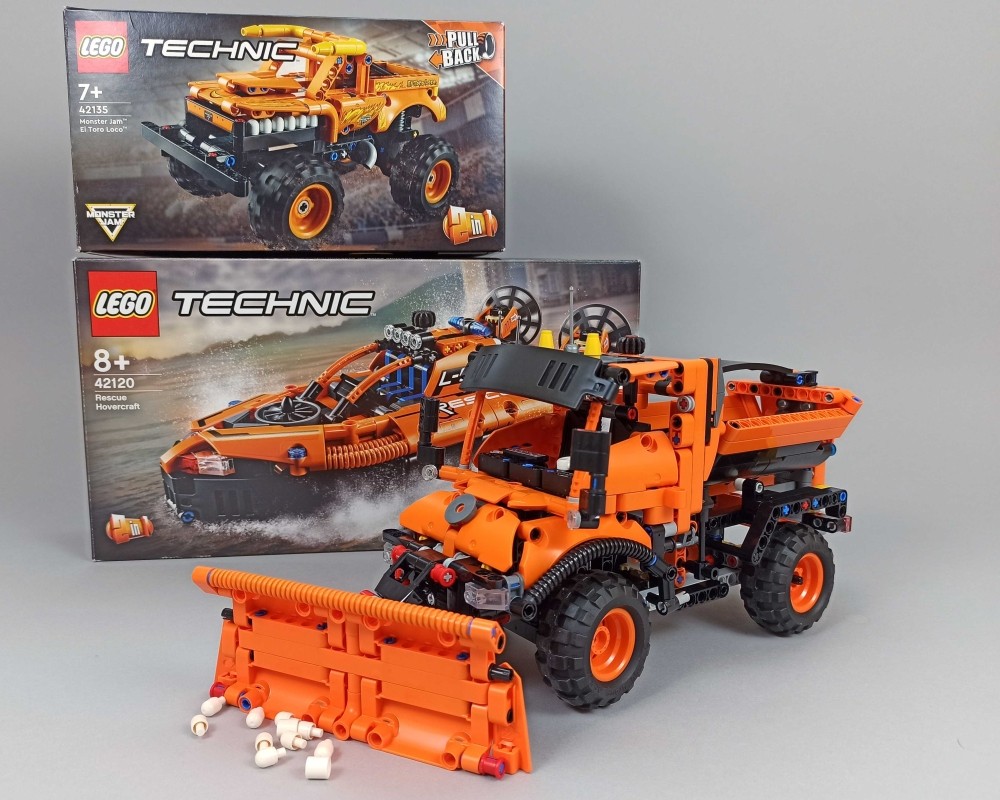 Lego 42120 + 42135 Unimog Snow Plow