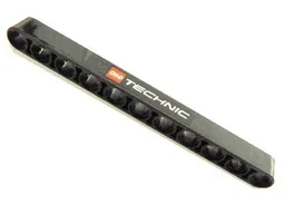 Technic, Liftarm Thick 1 x 11 with LEGO TECHNIC Logo Pattern (Sticker) - Sets 8041 / 42041
