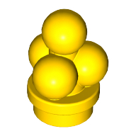 Lego Food Ice Cream Scoops / Yellow