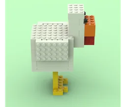 Computer Game Style Chicken