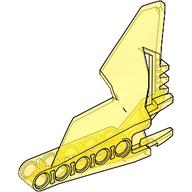 Lego Large Figure Head Connector Block Eye/Brain Stalk (Vahki) / Trans-Yellow