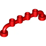 Bar 1 x 6 [Closed Studs] / Red