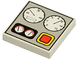 Tile 2 x 2 with Gauges Print