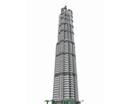 Jin Mao Tower 1:800 Scale