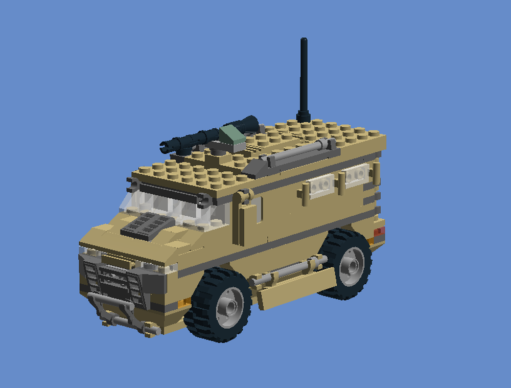 Lego Armored "Bear" Truck Desert Camo 2.0