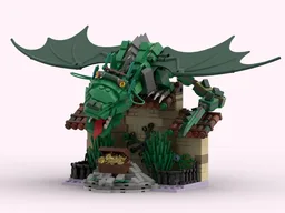 Dragon / Draak Lichtgeraakt - Efteling
