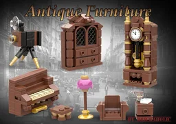 Antique Furniture Collection: Vintage LEGO MOC