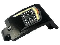 Technic, Panel Curved 3 x 5 x 3 with Headlight and Blinker Pattern Model Left Side (Sticker) - Set 42126