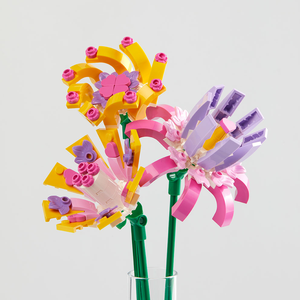 Lego Pink Hearts Flower Pack