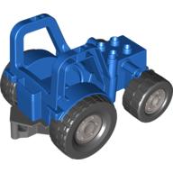 Lego Duplo Tractor New Style with 2 x 3 Studs on Hood / Blue