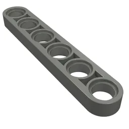Technic Beam 1 x 6 Thin / Dark Bluish Gray