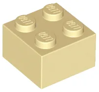 Brick 2 x 2 / Tan