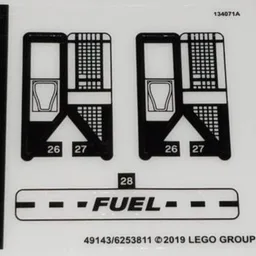 Sticker Sheet 2 for Set 75891-1 / [No Color/Any Color]