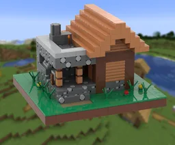 Blacksmith Village Structure Custom Scale