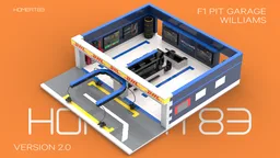 F1 Williams Formula One Pit Garage 2025v2
