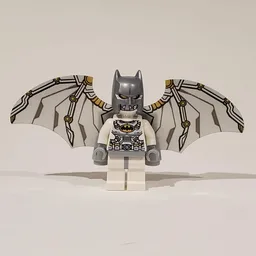 Batman, White Suit, Silver Cowl, Spacesuit with Wings