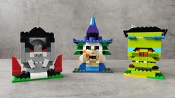 10698 WITCH, DRACULA, FRANKENSTEIN - Halloween set
