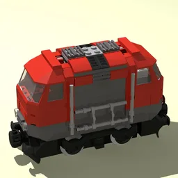 Mini Cargo Train (red)