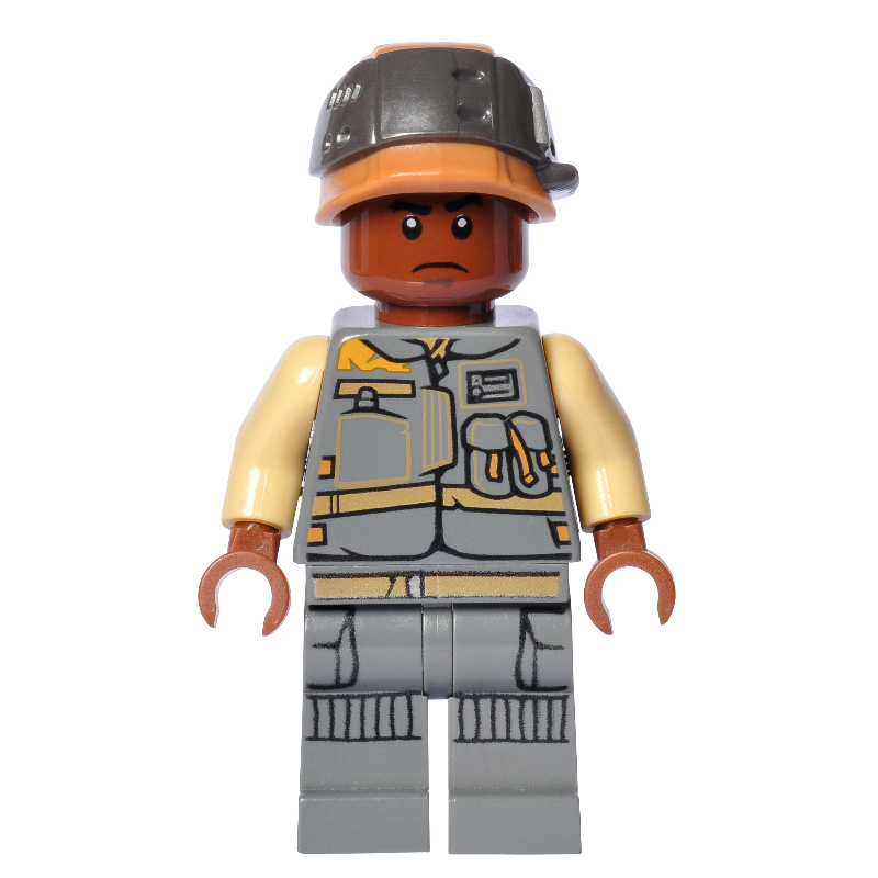 Lego Corporal Tonc / Rebel Trooper with Reddish Brown Skin