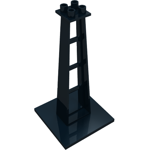 Lego Support 6 x 6 x 10 Stanchion / Black