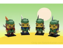 Forestmen bard Brickheadz