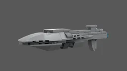 Dauntless-class Heavy Cruiser (75405 Home One scale)
