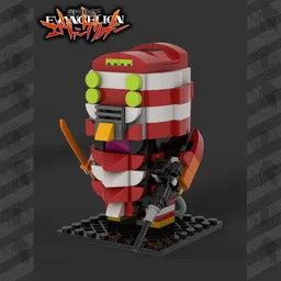 Eva-02 , Neon Genesis Evangelion - Brickheadz
