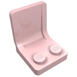 Seat / Chair 2 x 2 / Light Pink