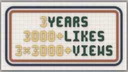 Celebrating 3 and 3000