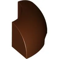 Brick Round Corner 2 x 2 x 1 / Reddish Brown