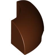 Lego Brick Round Corner 2 x 2 x 1 / Reddish Brown