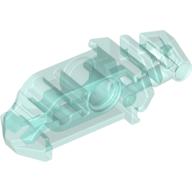 Lego Large Figure Head Connector Block Eye/Brain Stalk (Toa Metru) / Trans-Light Blue