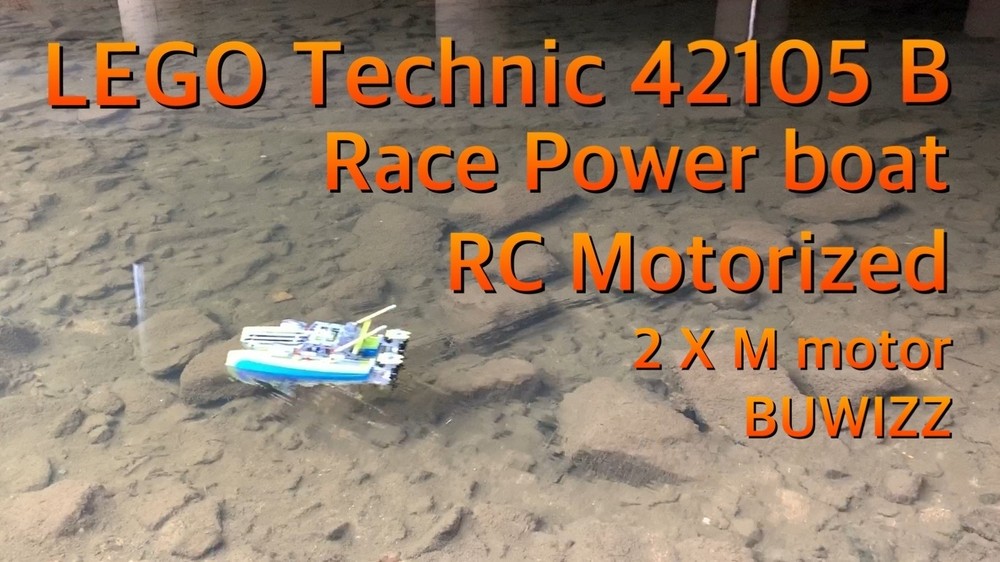 LEGO Technic 42105 B Race Power Boat RC motorized