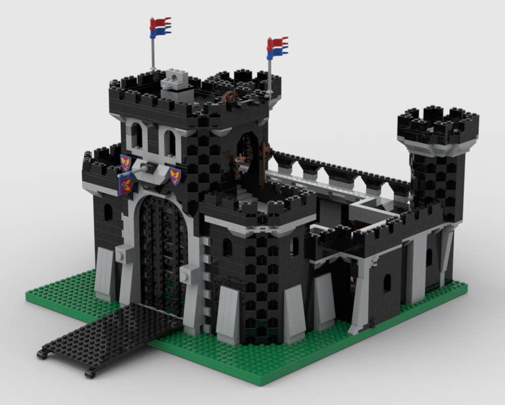 Lego Castle Deluxe 1988 Black Monarch's Castle