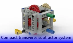 Compact transverse subtractor