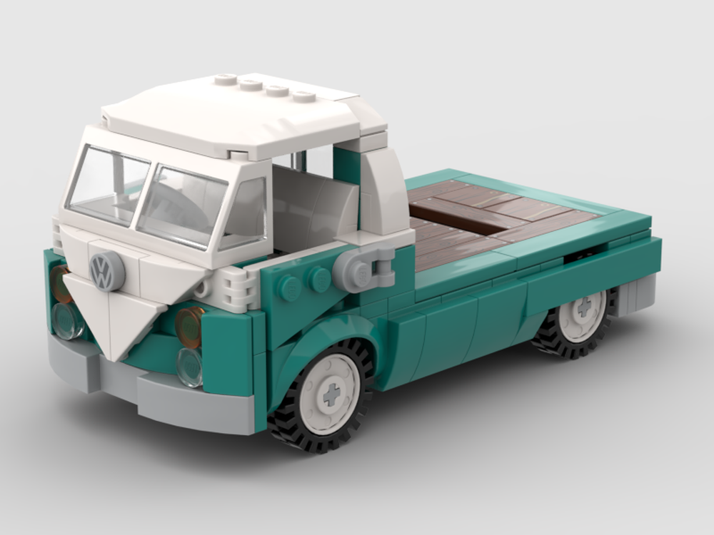 Lego 1965 Volkswagen T1 Flatbed - 8 Stud Wide