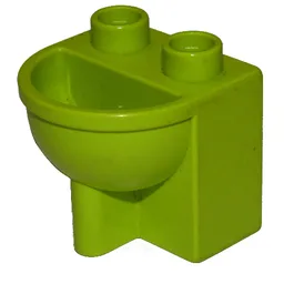 Duplo Bathroom Sink / Medium Lime
