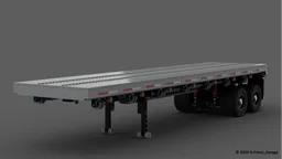 American-Style Flatbed Trailer