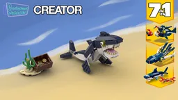 Landshark alternative build on 3-1 deep sea creatures