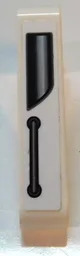 Technic, Liftarm, Modified Bent Thick L-Shape 3 x 5 with Black Window and Door Handle Pattern Model Left Side (Sticker) - Set 42167