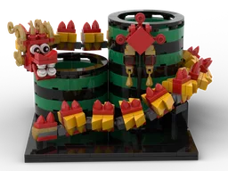 Pencil Holder Chinese Dragon