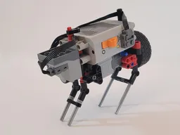 Steerable Vibration-Powered Walker
